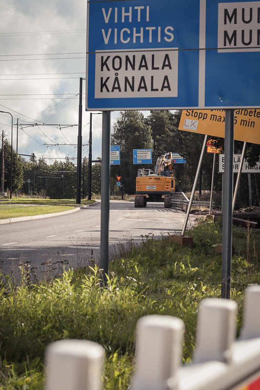 Viikonlopputöitä lauantaina 12.9. Haagan ympyrän eteläosassa